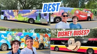 Thumbnail: What’s The BEST Disney Bus? #disney #disneyworld #disneyparks #disneytransportation 