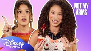 Thumbnail: Liamani & Kiara Use Each Other's Arms to Get Things Done! 😆💪 | Not My Arms | Disney Channel