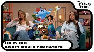 Thumbnail: The Ultimate Disney Would You Rather?! 🤯 Liv & Evie's Impossible Choices @DisneyClubUK