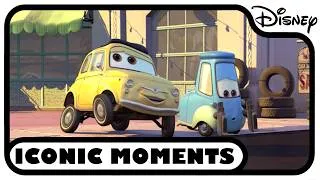 Thumbnail: Guido & Luigi Iconic Moments 🛞🤣 | Cars @DisneyClubUK