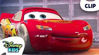 Thumbnail: Lightning McQueen's Race Makeover 🏁🚗 | Pixar's Cars | @disneykids