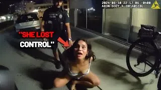 Thumbnail: Unruly Drunk Woman Assaults Officer and Instantly Regrets It