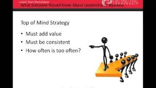 Thumbnail: What Everyone Should Know About Leadership - Webinar 3