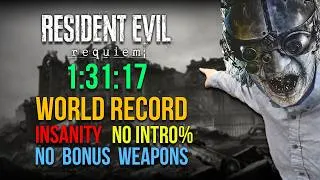 Thumbnail: RE9 INSANITY Speedrun in 1:31:17