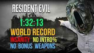 Thumbnail: RE9 INSANITY SPEEDRUN in 1:32:13 (Former Record)