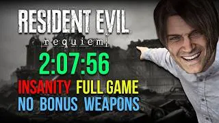 Thumbnail: Resident Evil Requiem INSANITY Speedrun in 2:07:56 (Full Game)