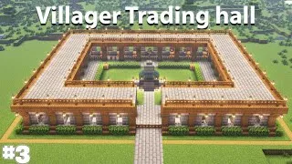 Thumbnail: I Built the BEST Villager Trading Hall in Minecraft 🔥 | OP Minecraft Build!