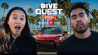 Thumbnail: One Couple, Three RAV4s, A Race Across LA | DIVE QUEST
