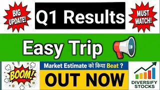 Thumbnail: easemytrip q1 results 2027 | Easy Trip Planners share news | Easy Trip Q1 Results | easemytrip share