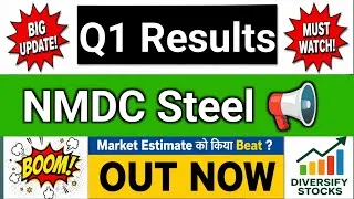 Thumbnail: NMDC Steel Q1 Results 2027 | NMDC Steel share latest news | NMDC Steel Results Today | NMDC Steel