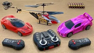 Thumbnail: Best RadioControl RC Flying Helicopter with Rechargeable RC Airplane and RC Car Unboxing & Testing 🥰