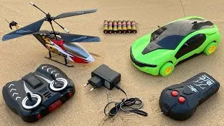 Thumbnail: Flying Remote Control RC Helicopter | and 3D Light RC Car with | a380 Model Airline Unboxing,Testing