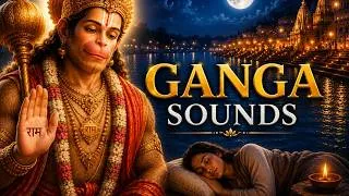 Thumbnail: Hanuman Chalisa with Ganga River Sounds 🌊 Deep Sleep & Divine Protection | हनुमान चालीसा