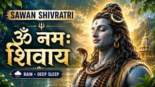 Thumbnail: Sawan Shivratri 2026 🌧️ Om Namah Shivaya with Rain | Deep Sleep & Night Protection