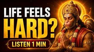 Thumbnail: When Life Feels Hard, Listen to This Hanuman Mantra Now 🙏 Om Hum Hanumate Namah