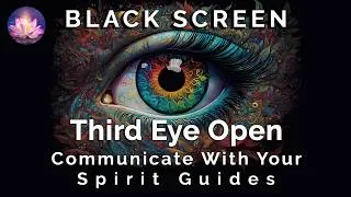 Thumbnail: Meet Your Spirit Guide Tonight ✨ Third Eye Activation | 8 Hour Sleep Hypnosis, Black Screen Version