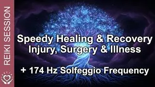 Thumbnail: Reiki for Injury Recovery • Pain Relief • Healing Post Surgery & Illness • 174Hz Solfeggio Frequency