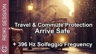 Thumbnail: Reiki for Travel Protection • Safe Arrival • Commute, Driving & Flights • 396 Hz Healing Frequency