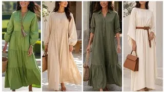 Thumbnail: Simple Loose Fitting Dresses For Daily Wear
