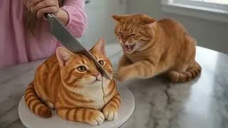 Thumbnail: Cat Gets PRANKED by a Cake That Looks Just Like Him!
