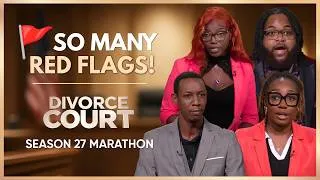 Thumbnail: Toxic Relationships That Hit Their Breaking Point 😮 | Divorce Court Season 27 Marathon
