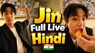 Thumbnail: Jin full weverse live 🔴 hindi dubbed 🇮🇳 