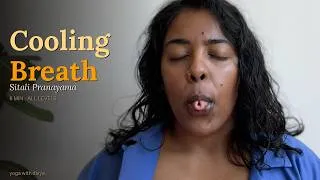 Thumbnail: 8-Minute Sitali Pranayama for Cooling & Calm | Summer Breathwork | Yoga With Divya