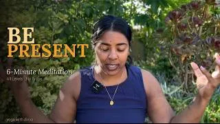 Thumbnail: 6-Minute Meditation to Find Presence | Shut Out the Noise | Yoga With Divya