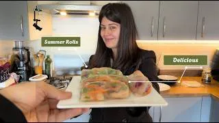 Thumbnail: Summer rolls that will blow your mind. Quick and easy diet food recipe. UK Life.