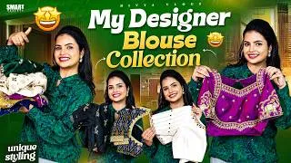 Thumbnail: My Designer Blouse Collection |Unique Styling| Festival & Wedding Season Special | Divya Vlogs ❤️