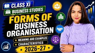 Thumbnail: FORMS OF BUSINESS ORGANISATION-  Class 11 ISC BUSINESS STUDIES (2026-27)