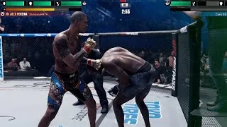 Thumbnail: Alex Pereira Knocks Out Jon Jones!!(UFC 6 Online Ranked)