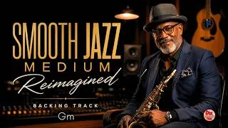 Thumbnail: Smooth Jazz Medium Reimagined – Backing Track in G Minor | 90 BPM
