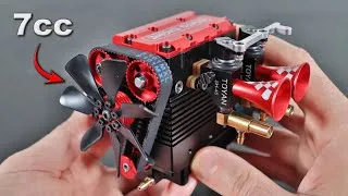 Thumbnail: This Tiny Engine Screams to 16,000 RPM (assembly & test run)