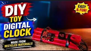 Thumbnail: DIY Digital Desk Clock from Scrap Materials | Easy DIY Project