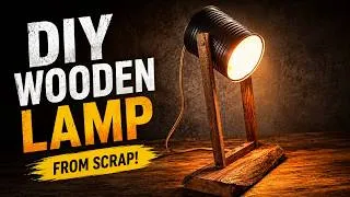 Thumbnail: DIY Wooden Lamp From Recycled Materials | Easy Woodworking Project