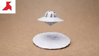 Thumbnail: DIY 🛸 How to make a UFO from A4 paper