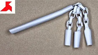 Thumbnail: DIY ⛓️ How to make TRIPLE FLAIL from A4 paper