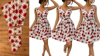 Thumbnail: 🌹Easiest Beach Dress You’ll Ever Sew! No Pattern ✂️