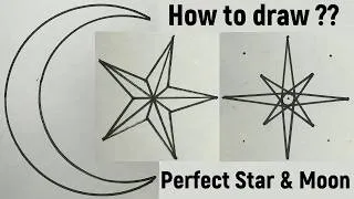 Thumbnail: star drawing - moon drawing - star drawing easy - moon drawing easy - diyas funplay
