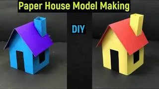 Thumbnail: Paper House Model Making | Easy House Model for School Project | DIY Science Project &Craft Tutorial