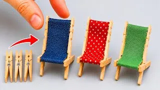 Thumbnail: You Won't Believe 3 Clothespins Can Make This Amazing Chair! 😍