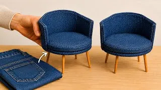 Thumbnail: The Secret Behind This Luxury Chair Made from Old Jeans! 🤯 | Smart DIY Ideas