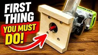 Thumbnail: This is the first thing to do after buying a manual milling machine! #woodworking #diy