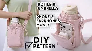 Thumbnail: Quick & Simple ECO Crossbody Bottle Bag 🍃 Beginner DIY