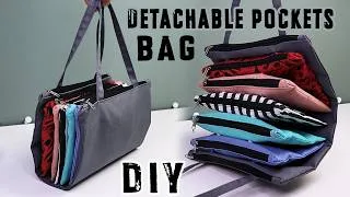 Thumbnail: DIY Detachable Ultimate Multipocketed Travel Organizer Bag Beginner Friendly Tutorial