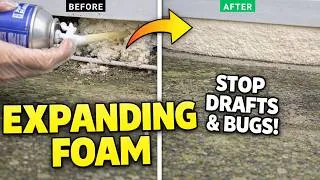Thumbnail: How to Use Expanding Foam to Stop Drafts and Bugs