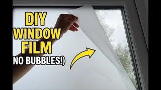 Thumbnail: How to Install Window Privacy Film Perfectly (No Bubbles!) | DIY Frosted Window Tutorial
