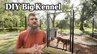 Thumbnail: BIG DIY Dog Kennel / Euro Fence Dog Pen - Complete Build