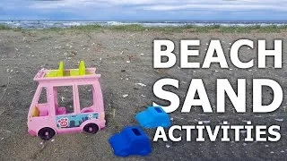 Thumbnail: Sand Activity For Preschoolers - Sensory Beach Activities For Toddlers